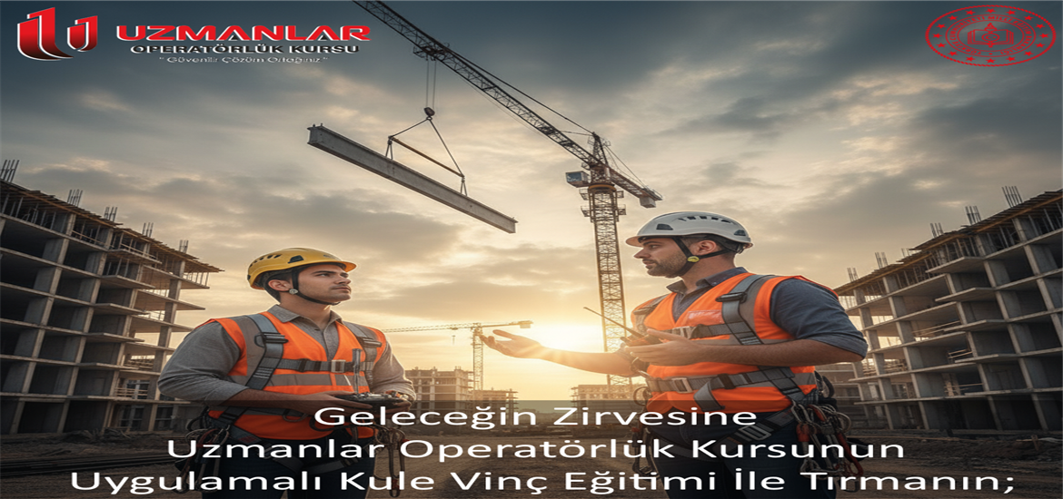 Geleceğin Zirvesine Uzmanlar Operatörlük Kursunun Uygulamalı Kule Vinç Eğitimi İle Tırmanın;